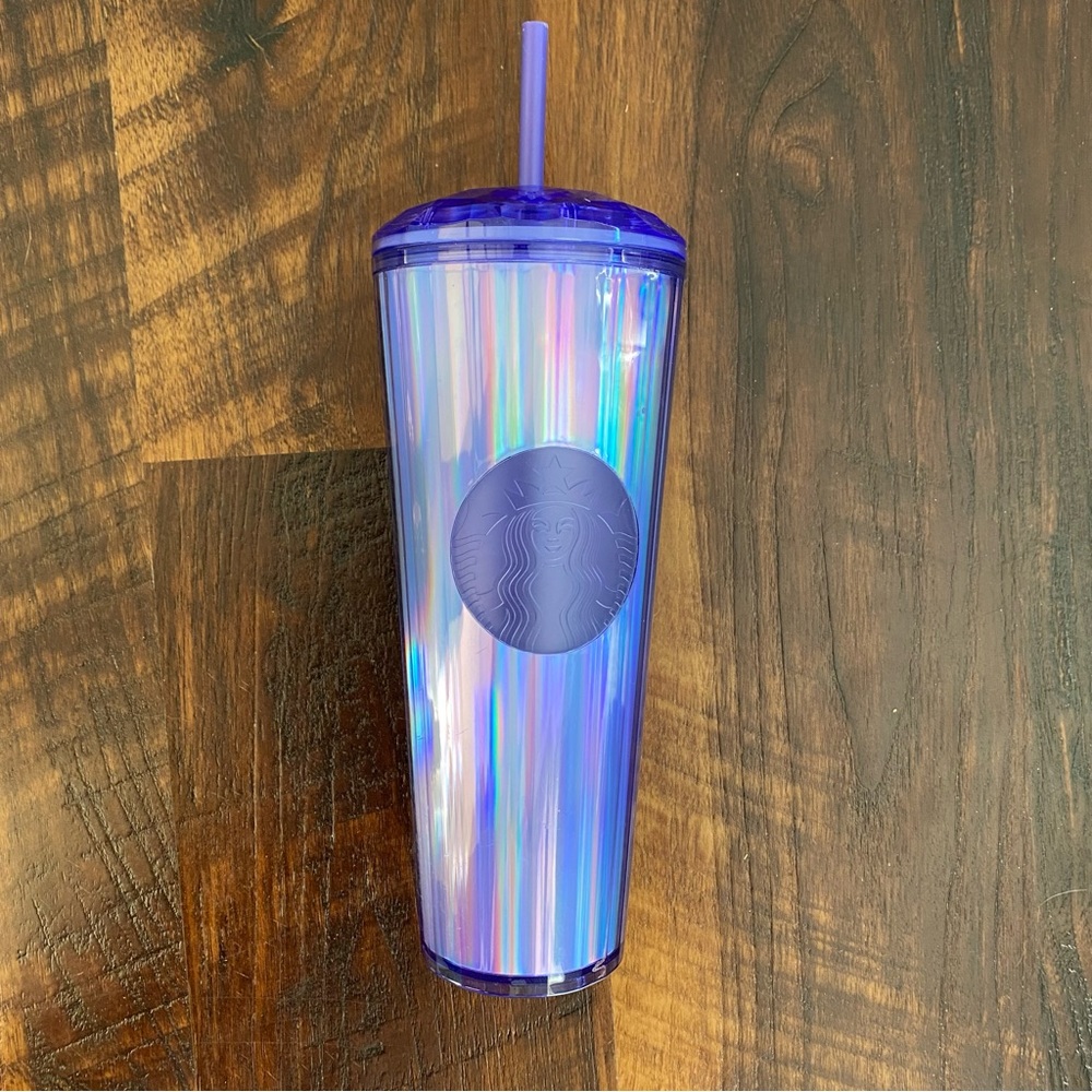 Starbucks Holographic Purple Tumbler